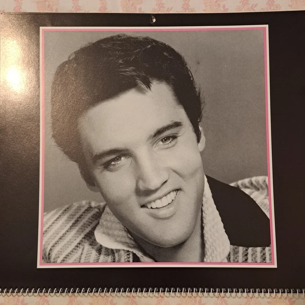 Vintage 1990 Elvis Calendar VGC